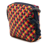 Mini Satin Intrecciato Multicolor Nodini Crossbody